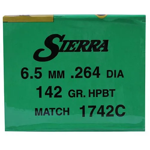 22 Caliber - MatchKing, 52 Grains, Hollow Point Boat Tail, Per 500