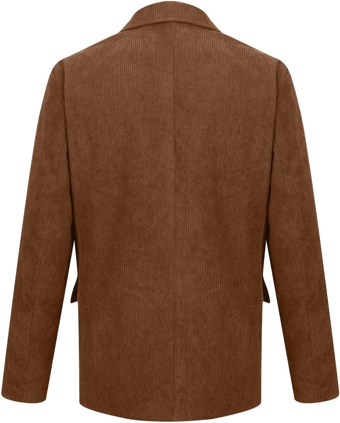 DuDubaby Men's Spring Thin Casual Fashion Loose Single Lapel Breasted Jacket
