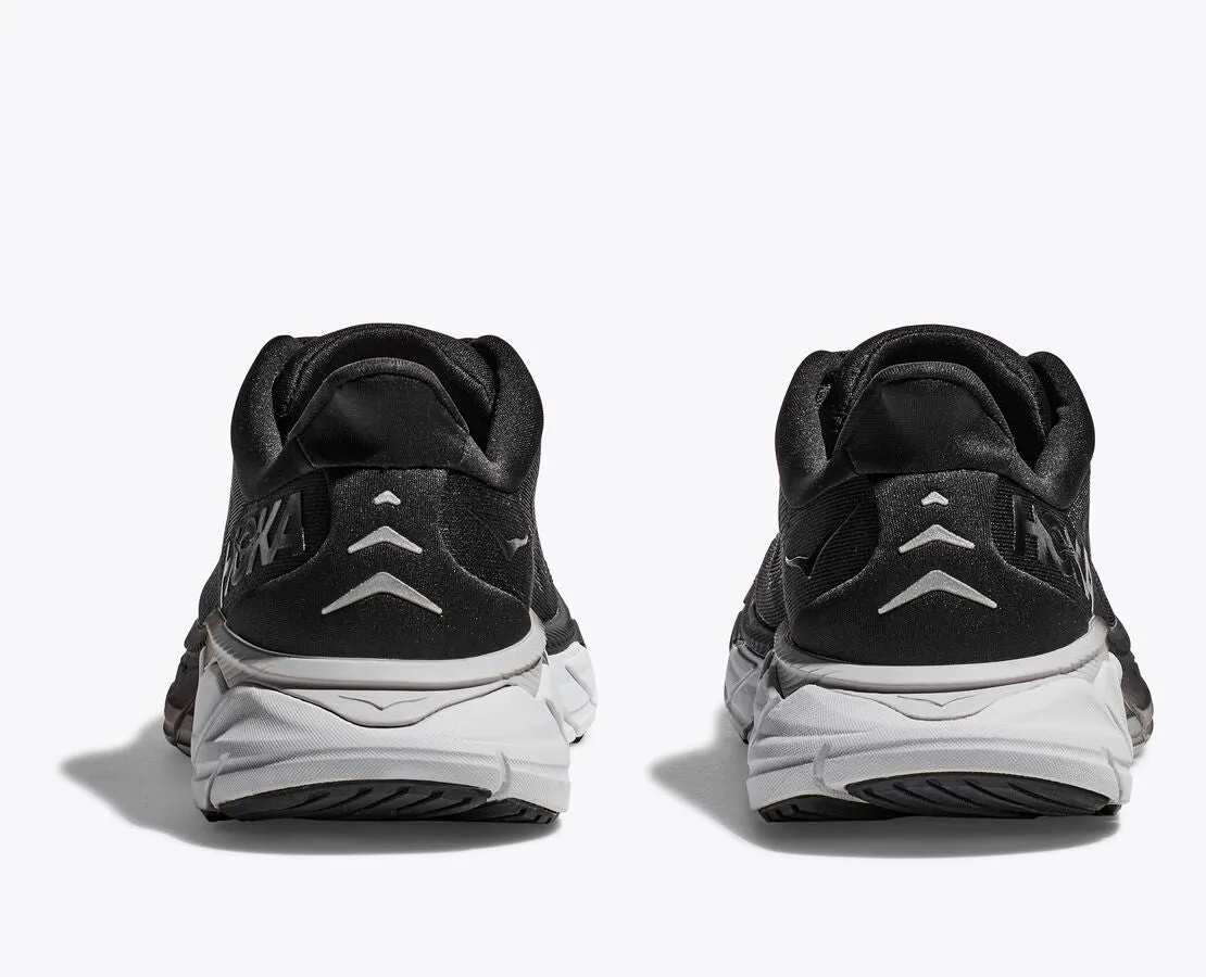 Hoka Womens Arahi 6 Wide - Black/White (1123197-BWHT)