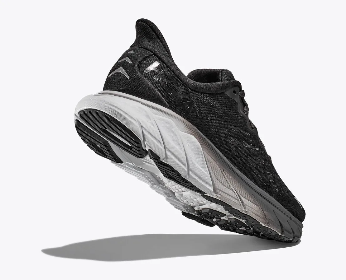 Hoka Womens Arahi 6 Wide - Black/White (1123197-BWHT)