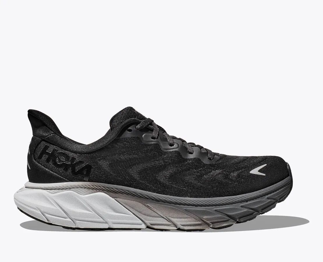 Hoka Womens Arahi 6 Wide - Black/White (1123197-BWHT)