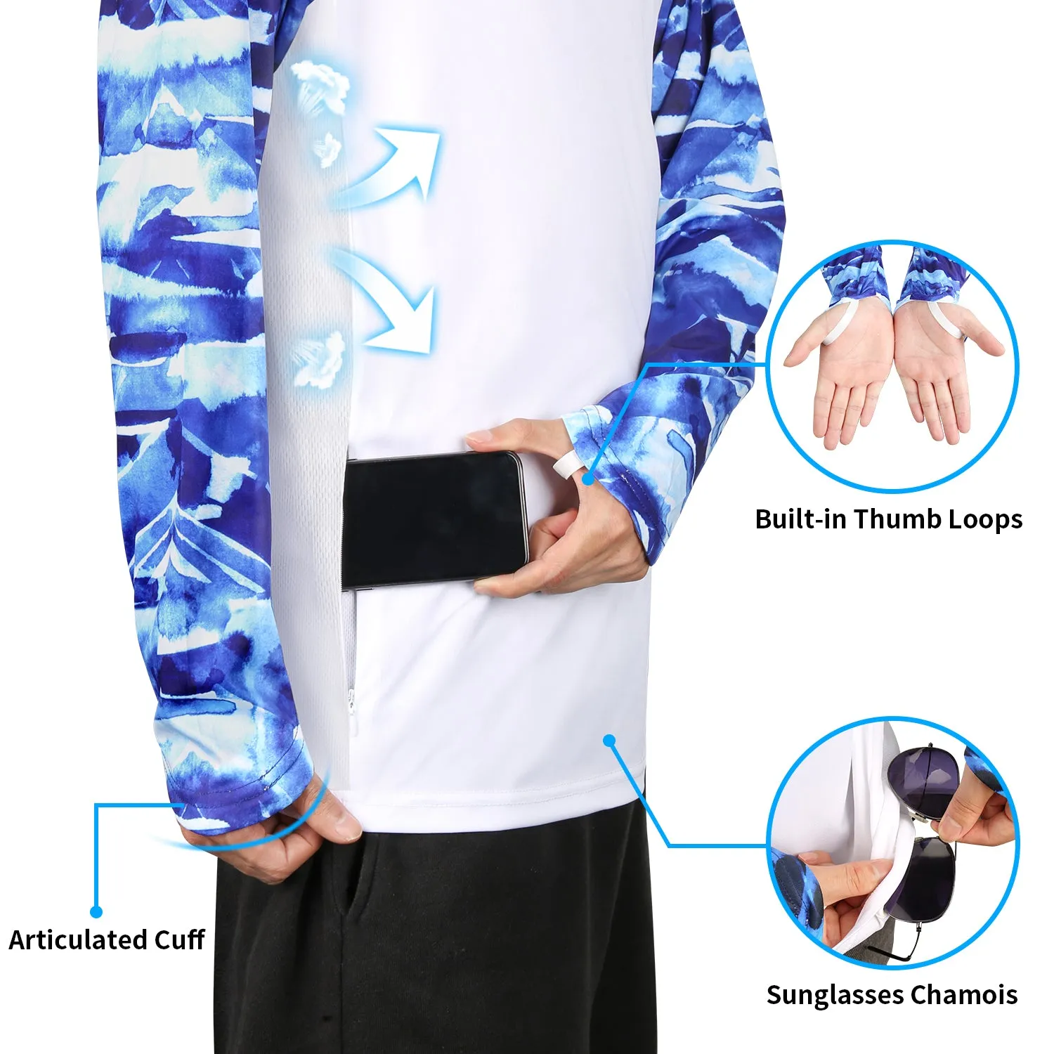 Long Sleeve Shirts UPF 50  (Trout)