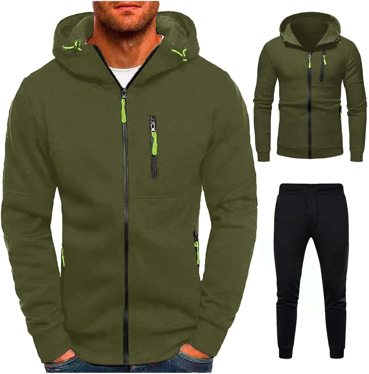 Mens Casual Hoodie Splicing Fleece Hoodie Loose Soft Hooded Sweatshirt Top Long Sleeve Sun Shirt Men Fly Sweatshirts