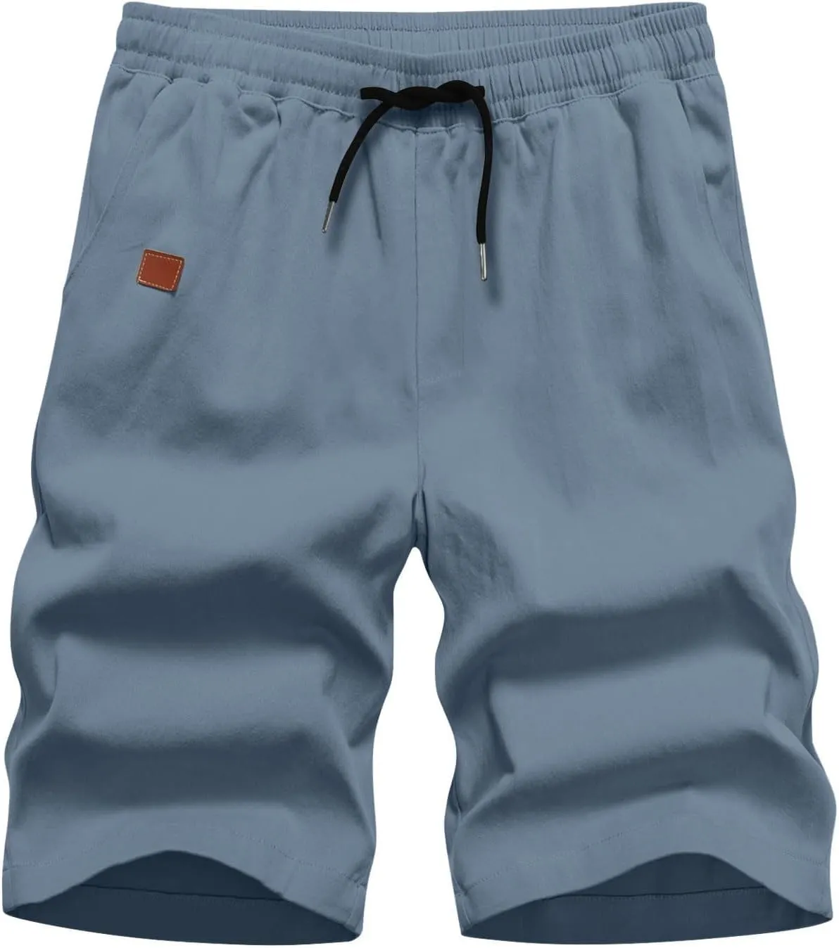 Mens Shorts Bermuda Shorts for Men Big and Tall Casual Loose Fit Shorts Elastic Waist Lightweight Summer Beach Shorts
