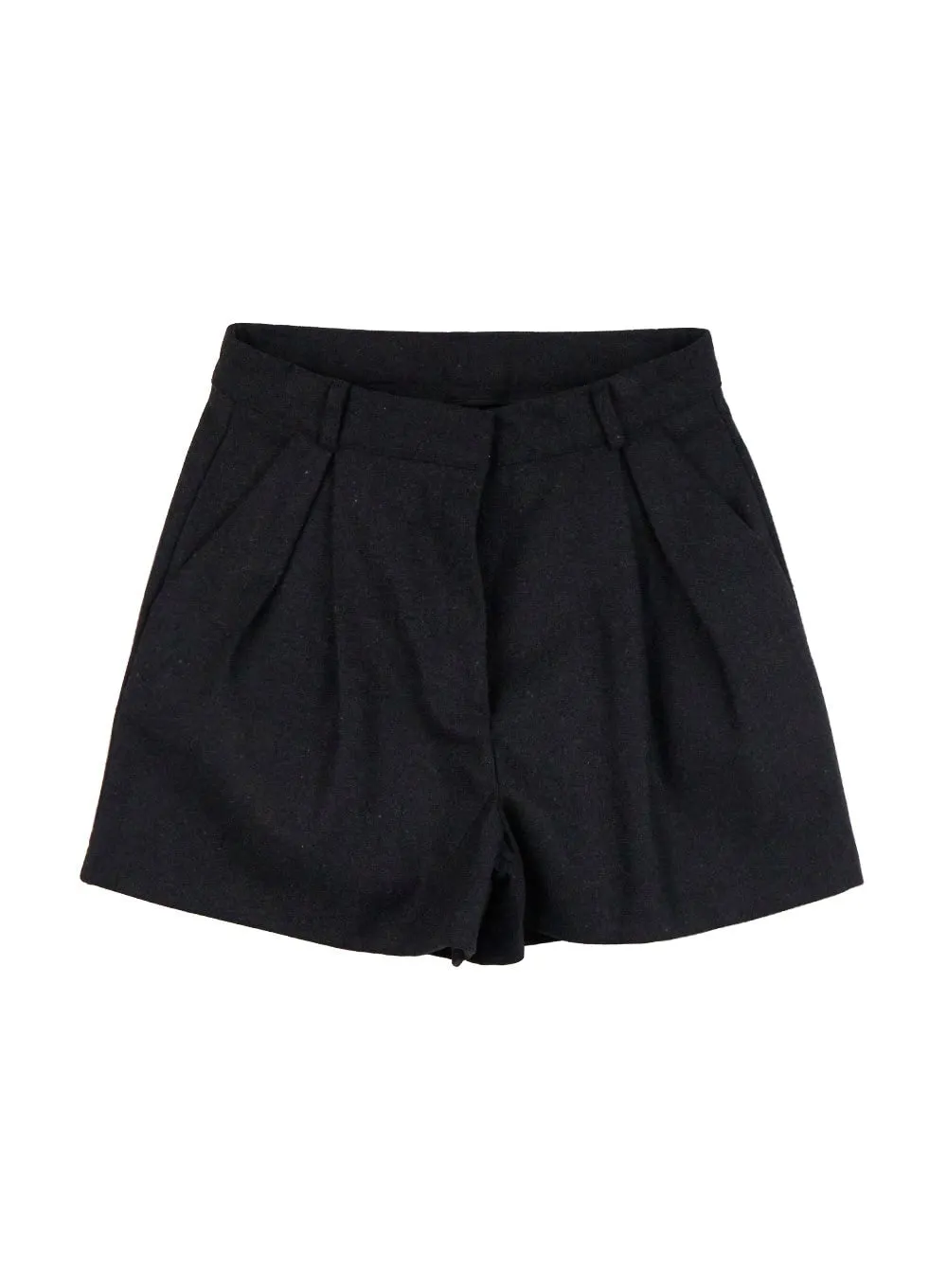 Pintuck Loose-Fit Shorts OD412