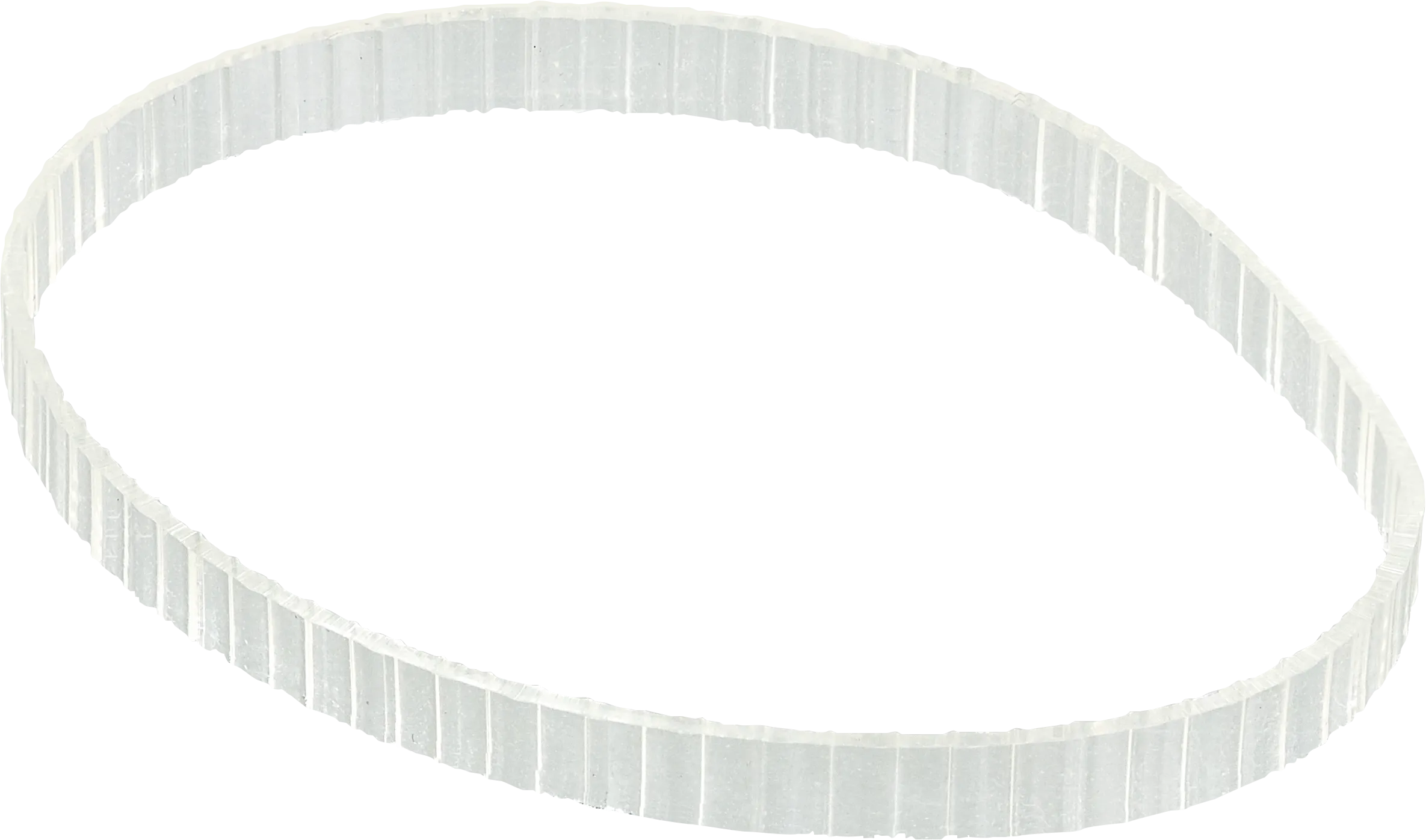 Sibel Clarice Elastic Hair Bands Clear 50 Pk