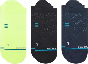 Stance Athletic Tab 3-Pack Volt LG (US Men's Shoe 9-13, Women's Shoe 11-14)